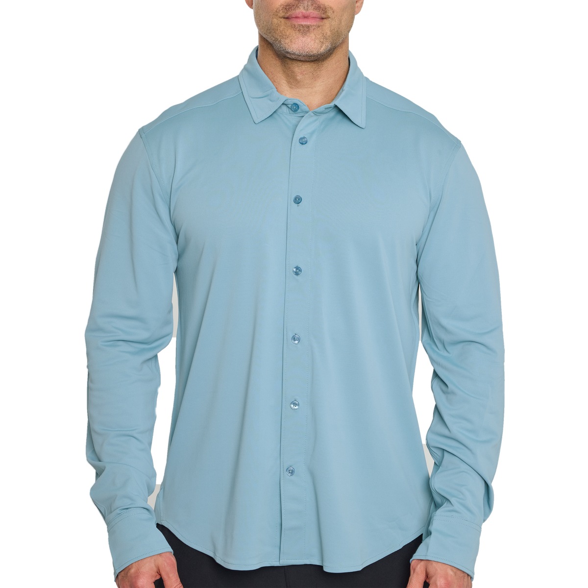 long sleeve dress shirts for hot weather Men's Cooling Button Down Shirt - Machine wash in cold Black Polka Dot Maxi Detachable Train Dress Count:50
