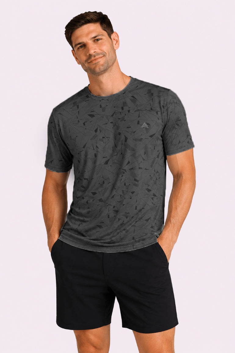 Black Shatter Print