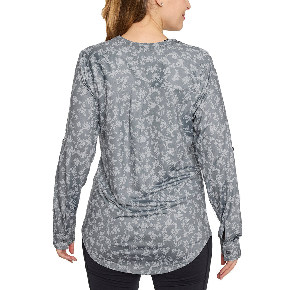 Harbor Grey Floral Print