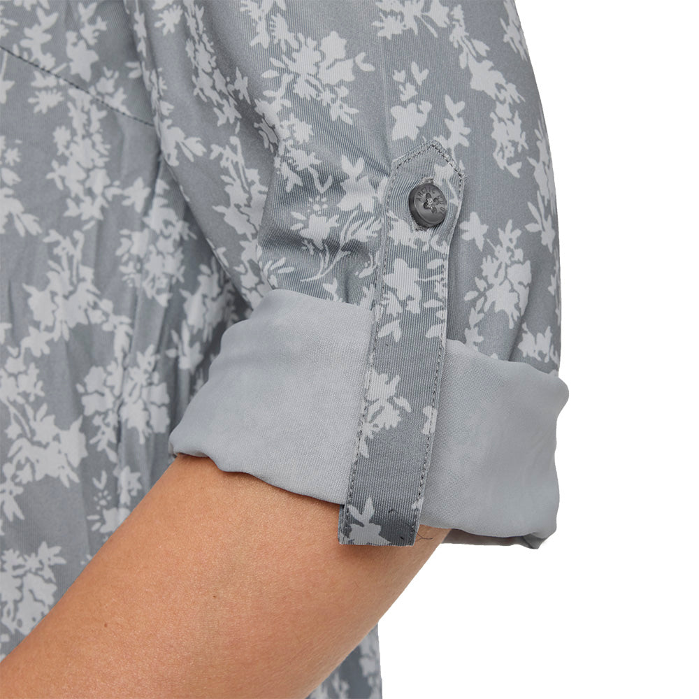 Harbor Grey Floral Print