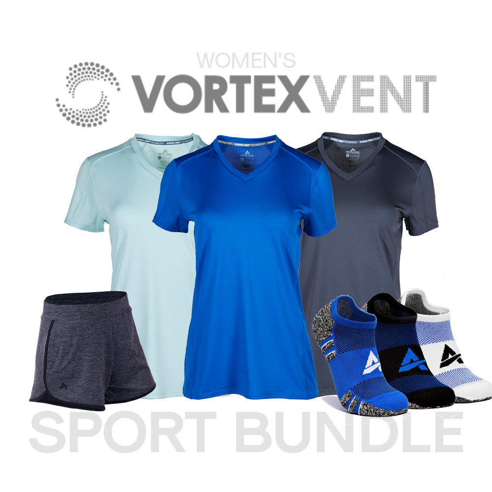 Women's Short Sleeve Vortex Vent™ V-Neck Sport Bundle