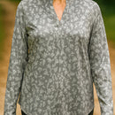 Harbor Grey Floral Print