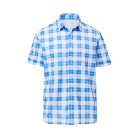 Blue Iced Gingham