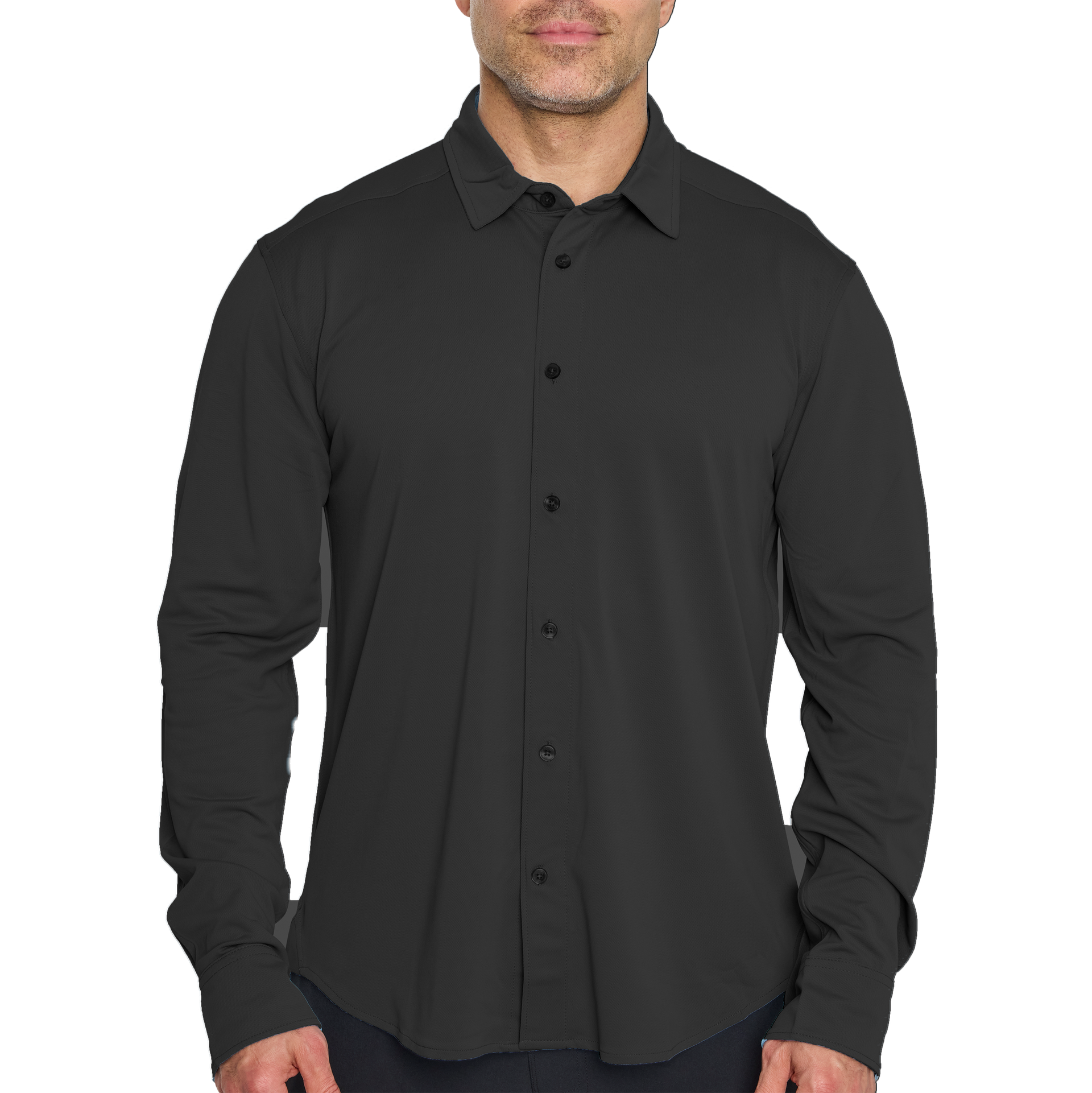 Cooling Button Down Shirt Long Sleeve