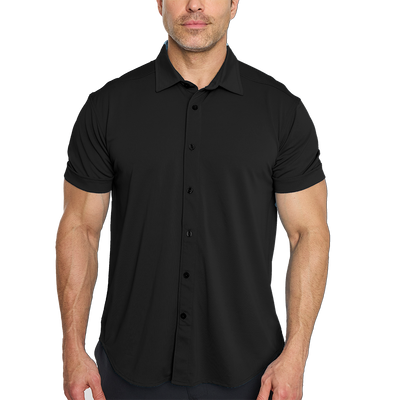 ★UMBRO★ Chill Out Cooling Short Sleeve Collar T-Shirt Blac Polo Shop - Arctic Cool