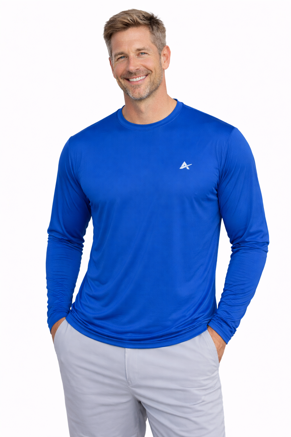 Cooling Crew Neck Long Sleeve T Shirt