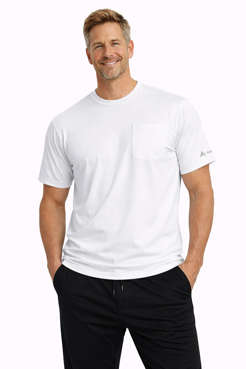 Men's Instant Cooling Pocket Workwear Tee Shirt | Arctic Cool