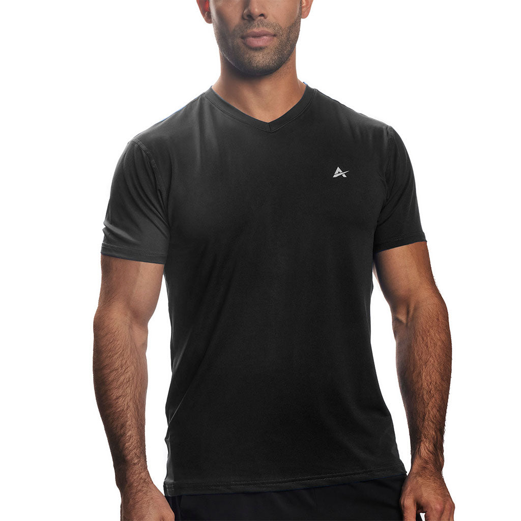 Mens dri fit v neck t shirts best sale