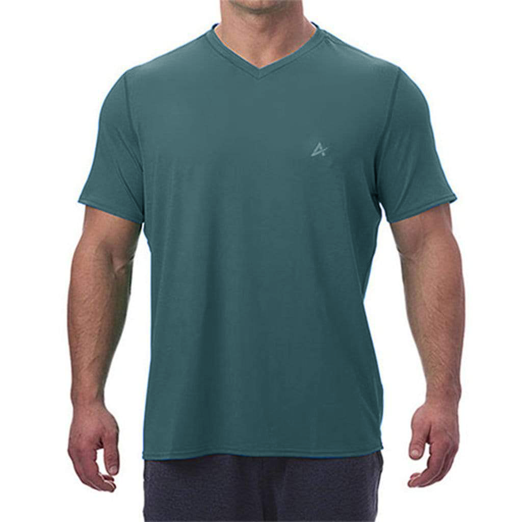 Men's Short Sleeve Cooling V-Neck Shirt | Arctic Cool Men's Short Sleeve Cooling V-Neck Shirt | Arctic Cool