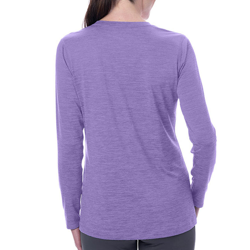 Women's Long Sleeve V-Neck - Arctic Cool