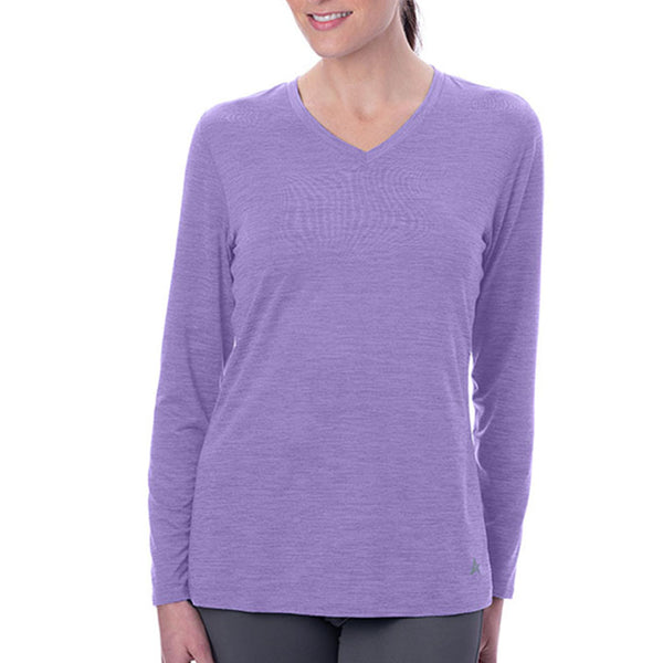 Women's Long Sleeve V-Neck - Arctic Cool