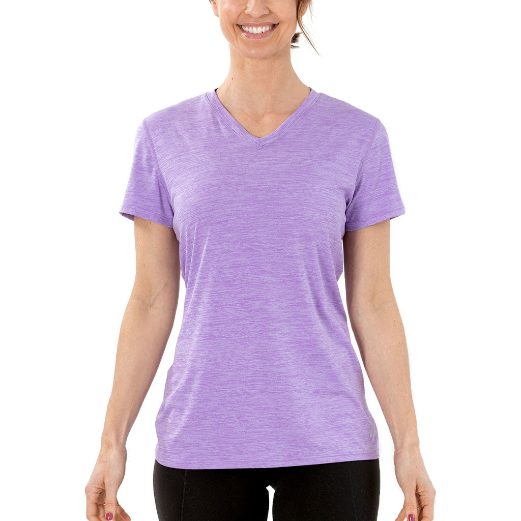 Cooling V Neck Short Sleeve T Shirt CLOSEOUT