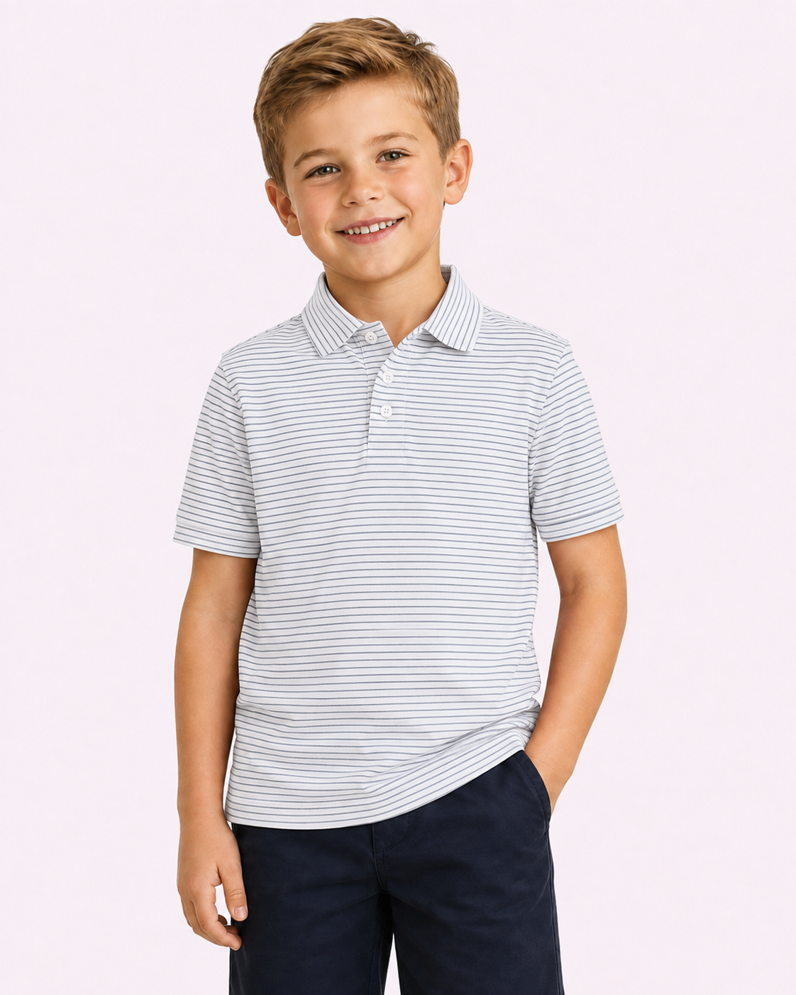 Arctic White Stripe