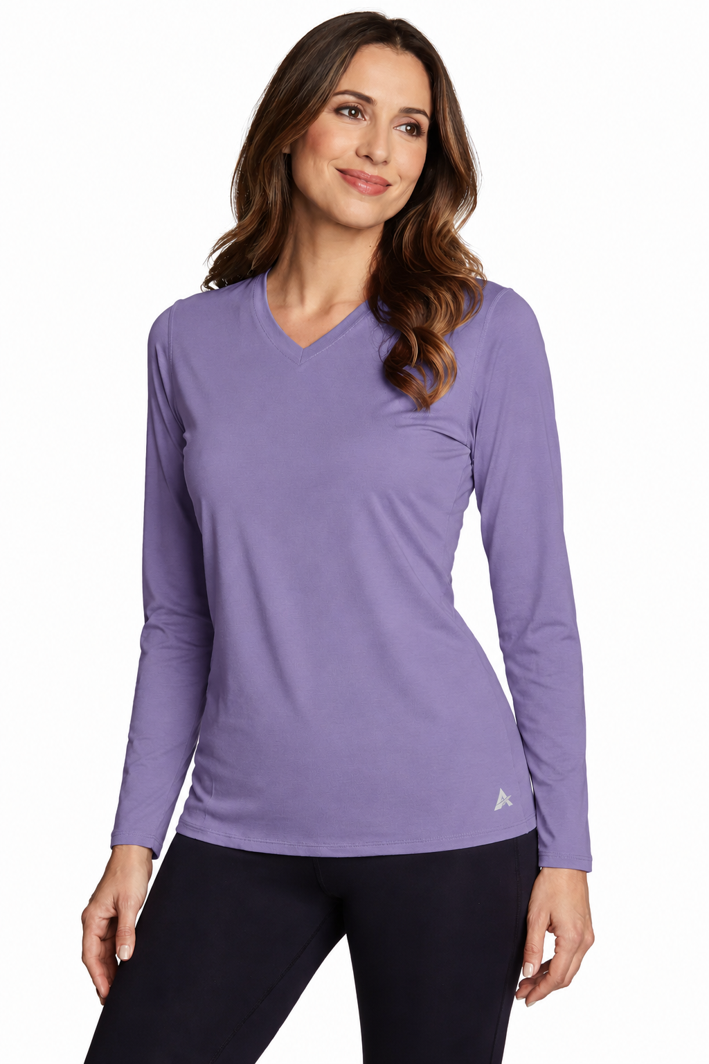Cooling V Neck Long Sleeve T Shirt
