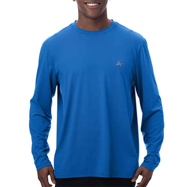 Arctic Cool Men s Solid Crew Neck Instant Cooling Long Sleeve Shirt with UPF 50 Sun Protection