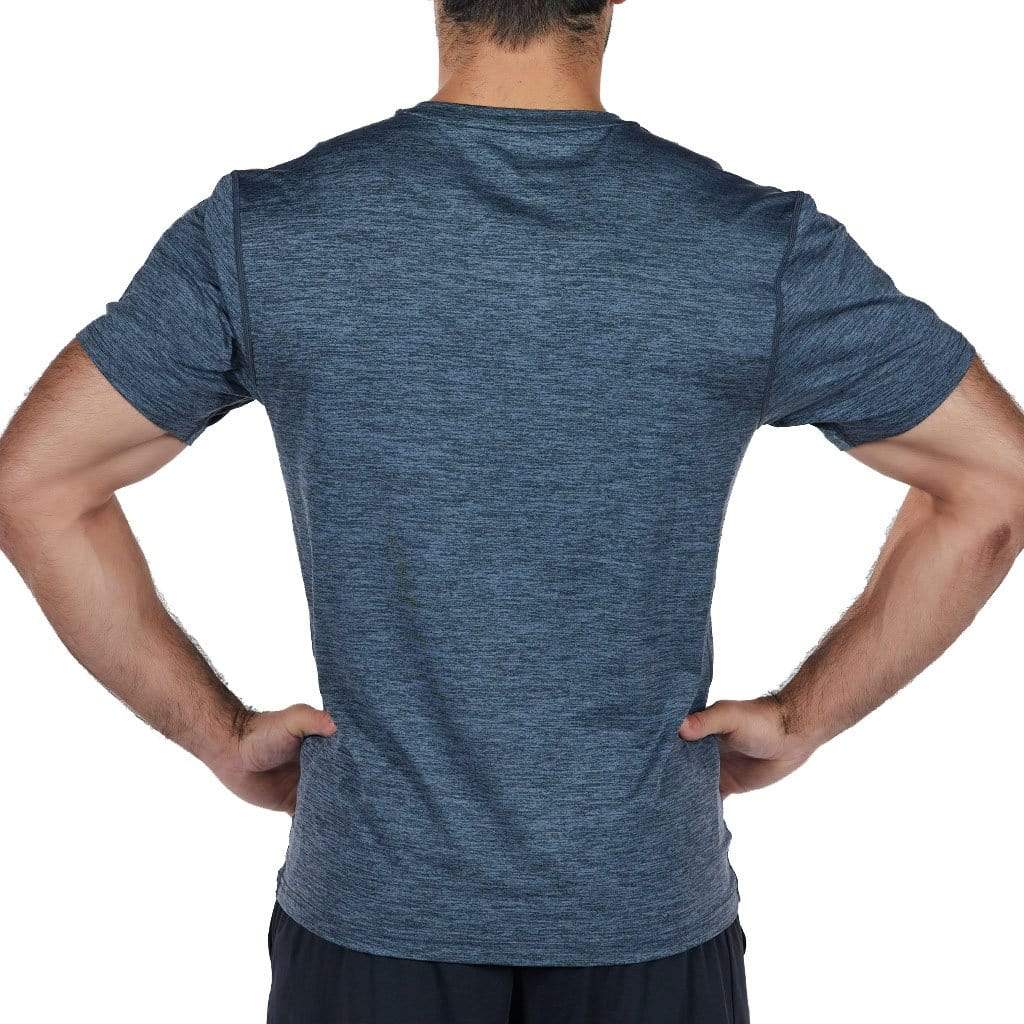 Motion Mens Performance Moisture Wicking Sports Workout Shirts/Dry Fit  Moisture Wicking Short Sleeve Mesh Athletic T-Shirts, Green/Light Blue,  Small : : Clothing, Shoes & Accessories