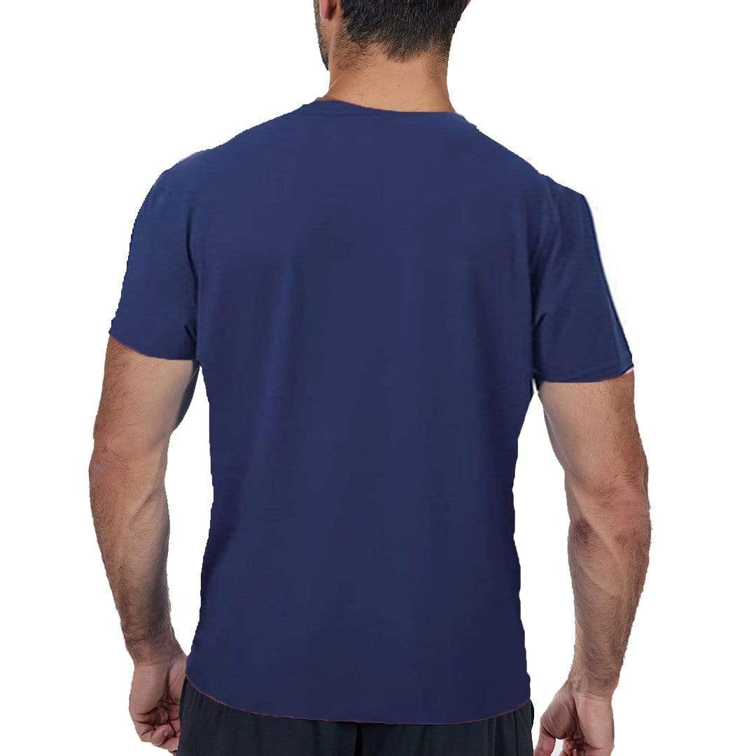 Men s Short Sleeve Cooling T Shirt Arctic Cool Navy Fusion XXXL
