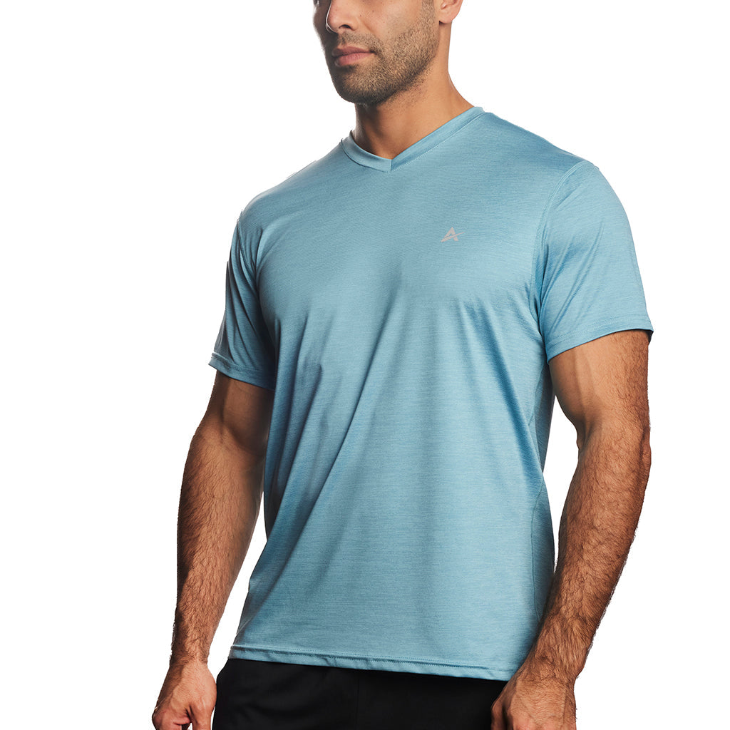 Men's Short Sleeve Cooling V-Neck Shirt