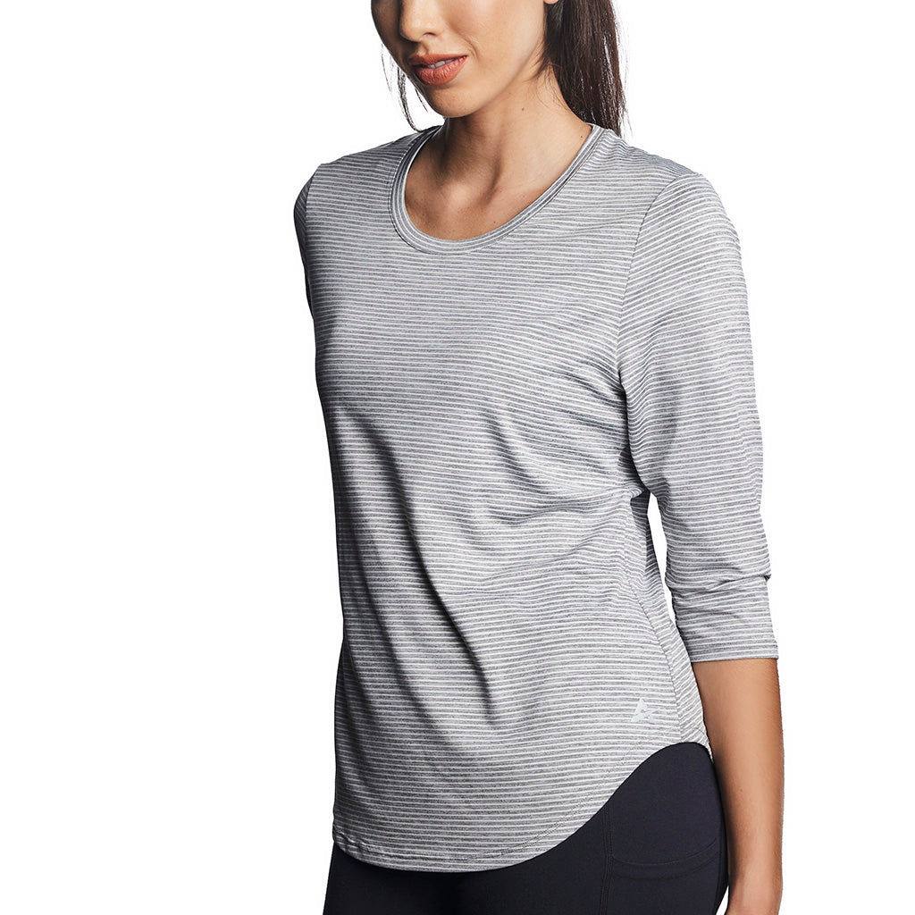 Grey 3/4 Sleeve T-Shirt